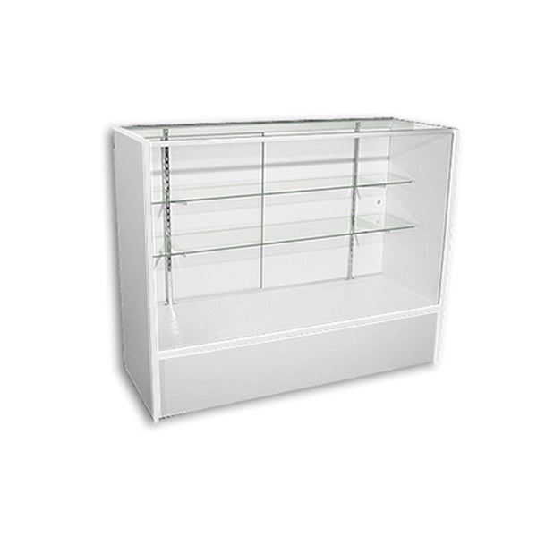 4' White Display Showcase