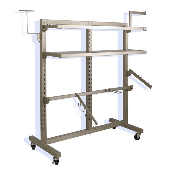clothes rack slotted system mobile