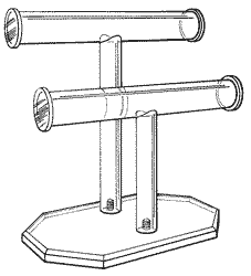 Bracelet / Necklace Display Double Bar