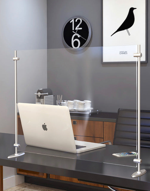 Free Standing Sneeze Guard - Desk Top