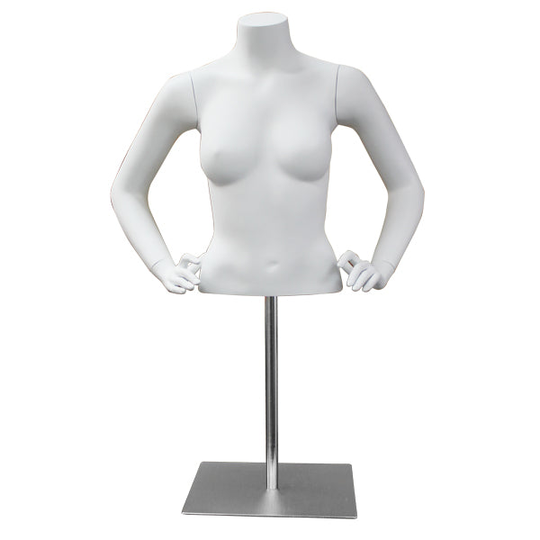 White Upper Body Mannequin