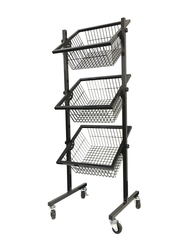 Wire Basket Rack - 3 Tier