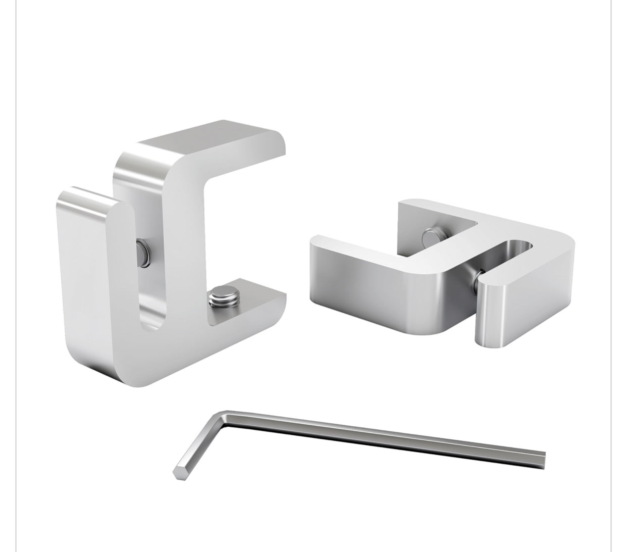 Counter top clamper sneeze guard