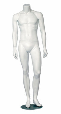 Arms to Side White Male Mannequin