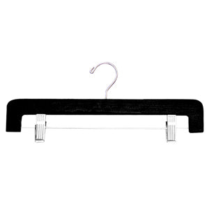 Wood Pant & Skirt Hanger - 14" - rounded - Multiple colors - (50 or 100)