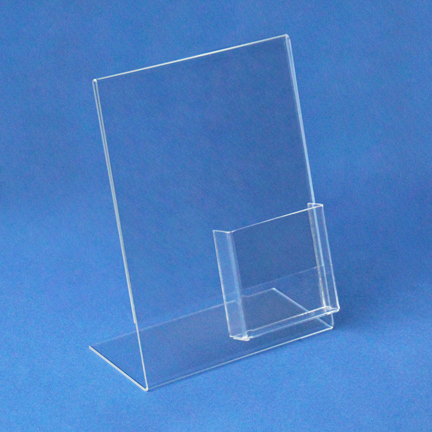 Sign Holder with Pouch