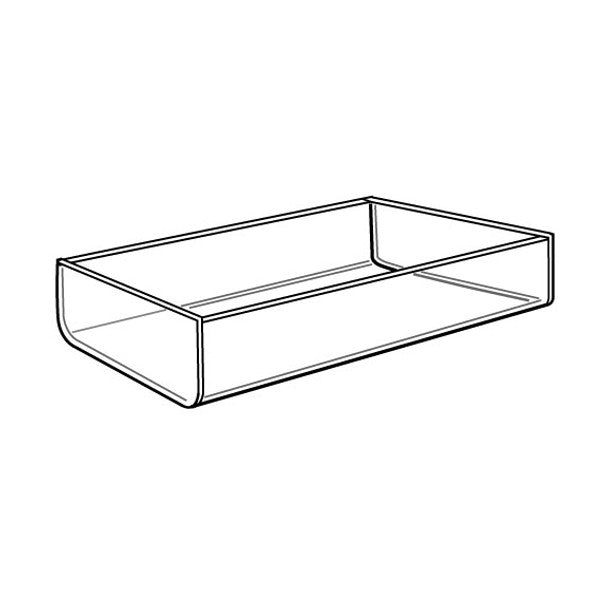 Clear acrylic tray display 