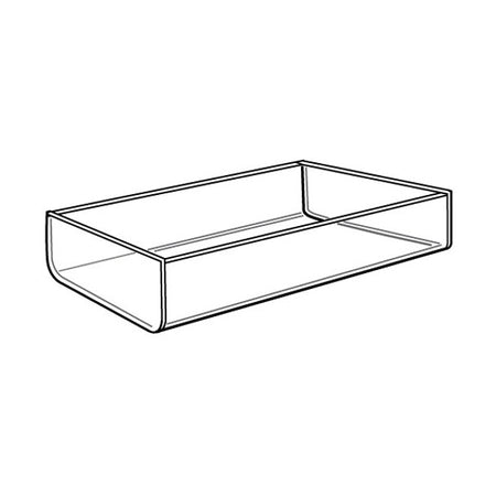 Clear acrylic tray display 