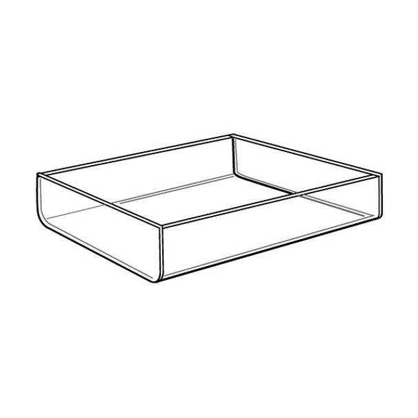 Acrylic display box tray