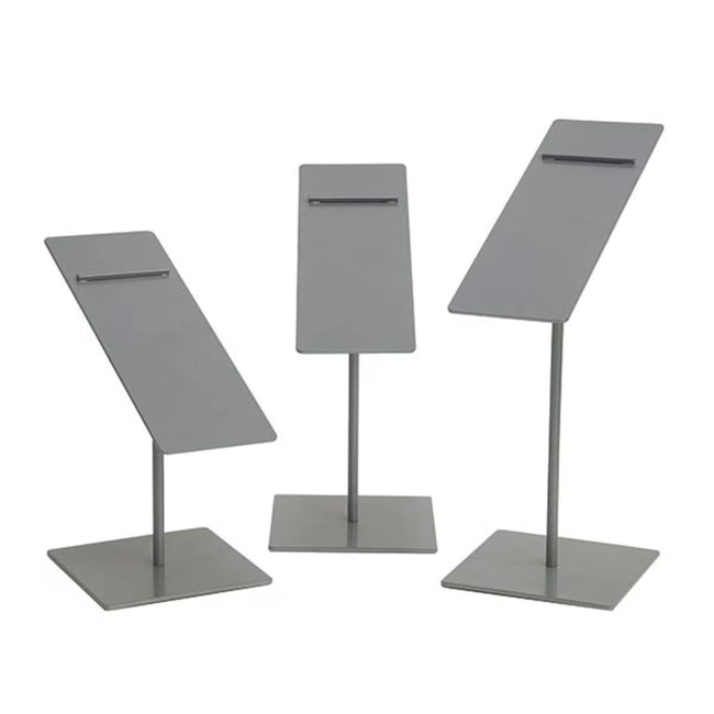 3 pc metal shoe riser set display