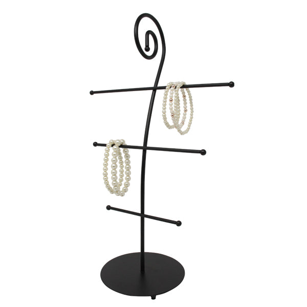Necklace Displayer 3 Tier - Black