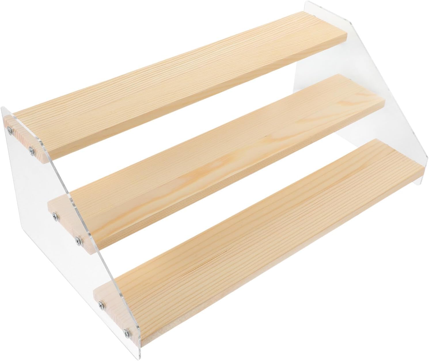 Wood and acrylic Riser - small and large size available - great for gifts, toys, cupcakes