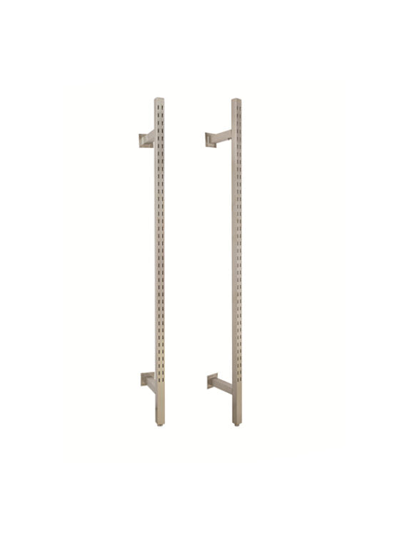 Heavy duty wall standards slotted system