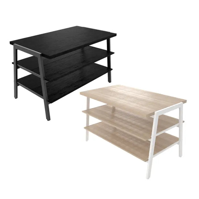 Aspect 3 tier table black or white