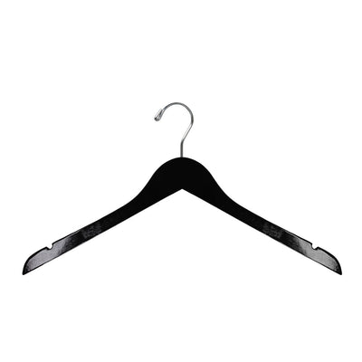 Gloss Black Top Hangers with notches