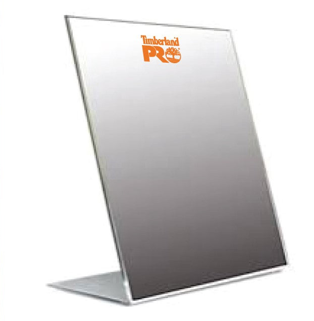 Shoe Mirror with a logo