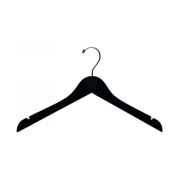 17" Black top hanger - black hook