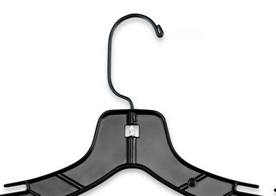 Top hangers black and only 50 pcs per box and what a deal.