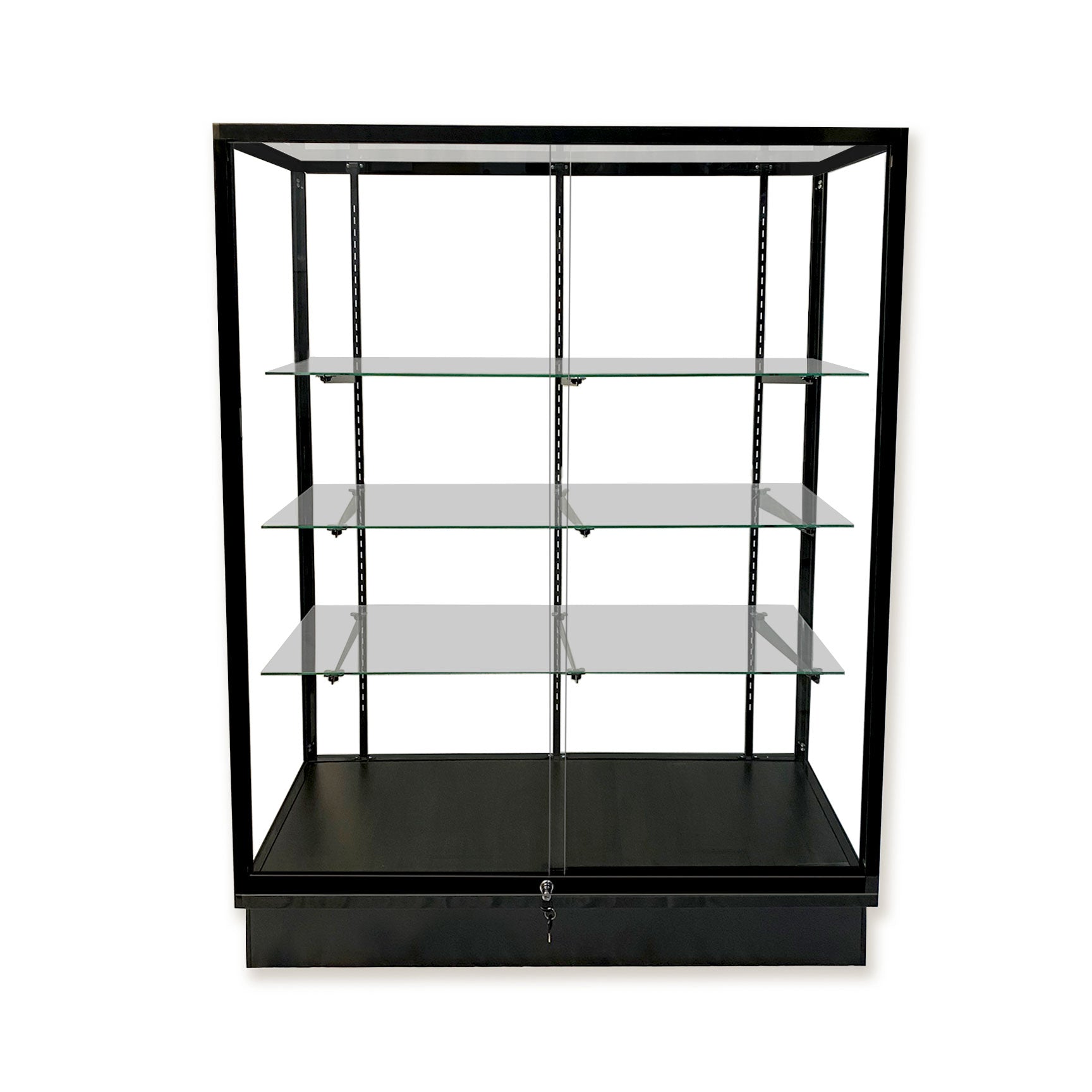 Great full vision wall case with clear front and back 60"h x 48"w