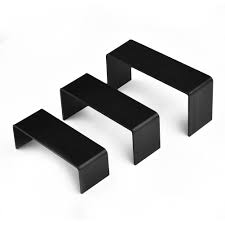 Black shoe risers 3 pc set nesting