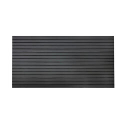 Slatwall sheets black with BLACK metal inserts included.