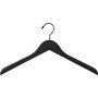 Matte Black Top Hangers 17" (100)