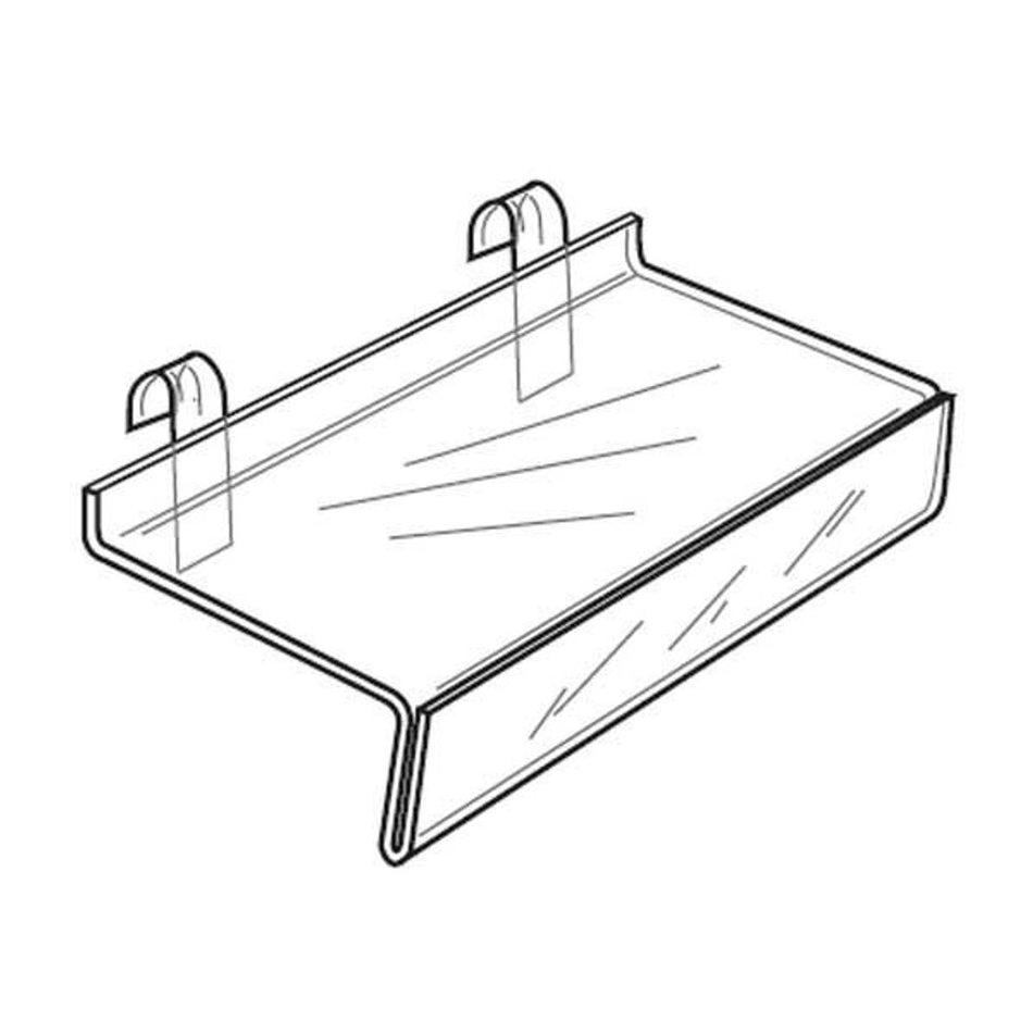 Gridwall Shelf - Front Sign Holder
