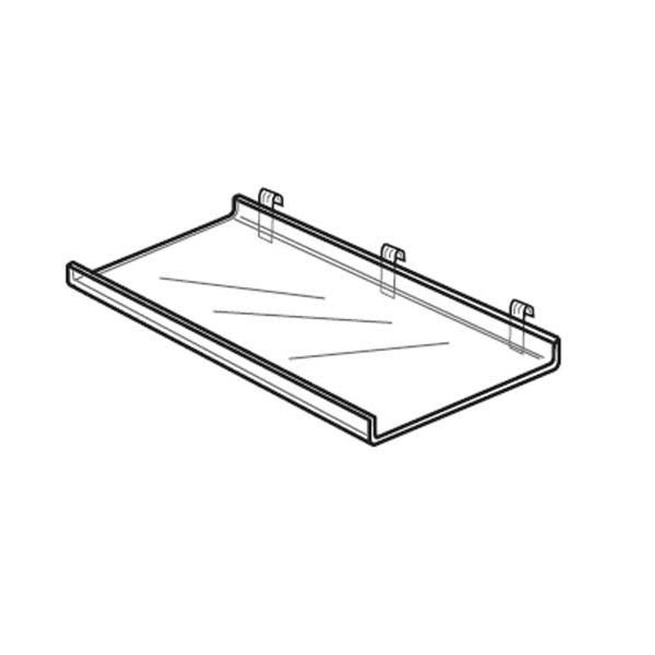 Flat Acrylic Shelf Large