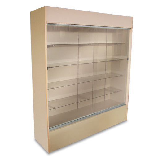 Wall Glass Display Case Maple - 6'