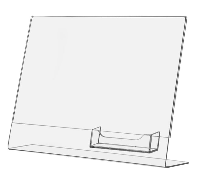 Sign Holder w biz card attachment