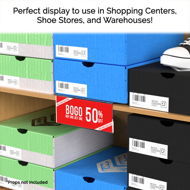 Clear Shelf Talkers