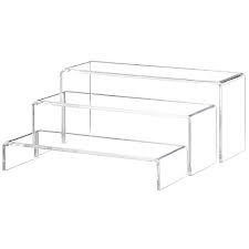 Acrylic Shoe Risers Set - Clear or Frosted