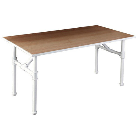 Pipeline Table Small - White