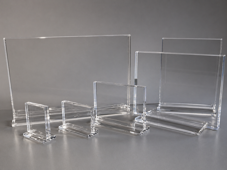 Thick Acrylic Sign Holders