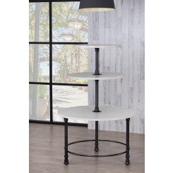 Round 3 Tier - Distressed White