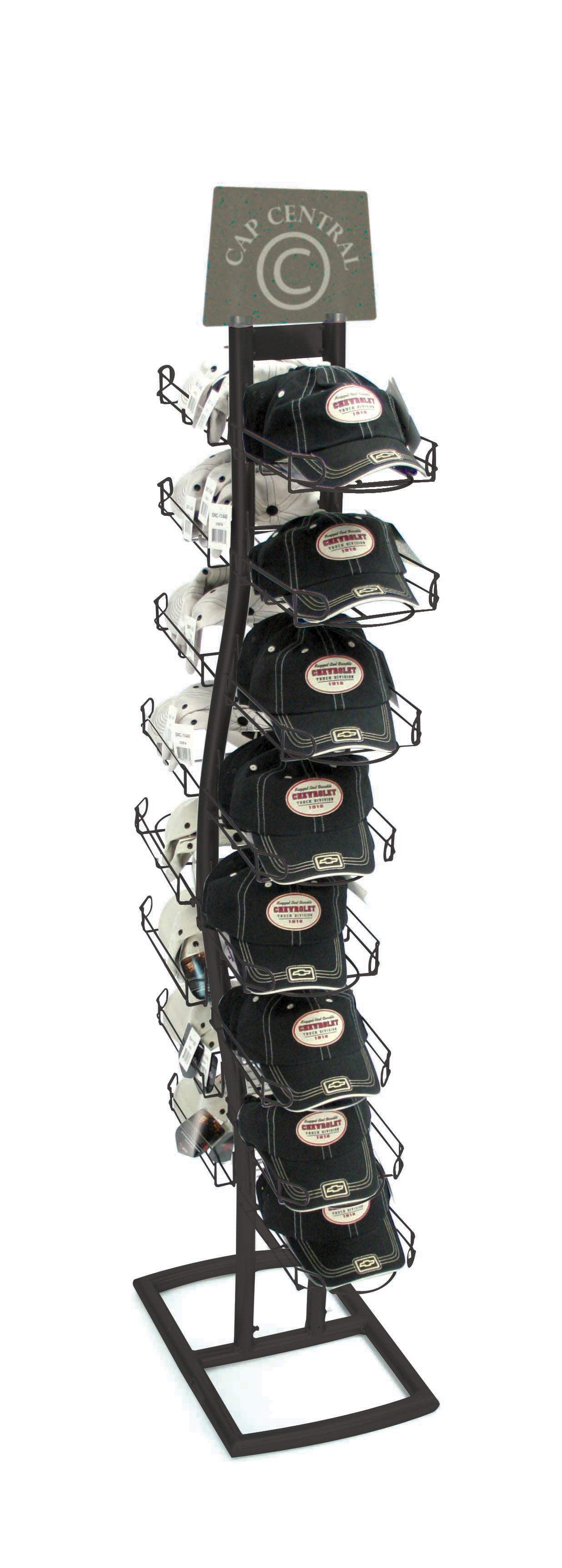 Cap Tower Silver holds hats organize