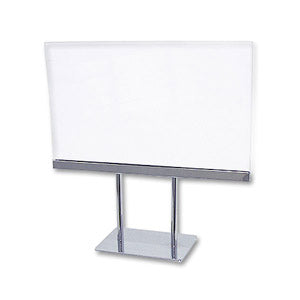 7" x 11"w  Lucite Counter Cardframe
