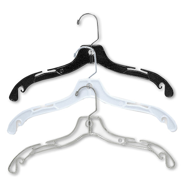 17"  Top Hanger - HW - clear, black, or white