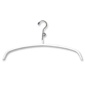 17" White Rubber Coated Sweater Hanger