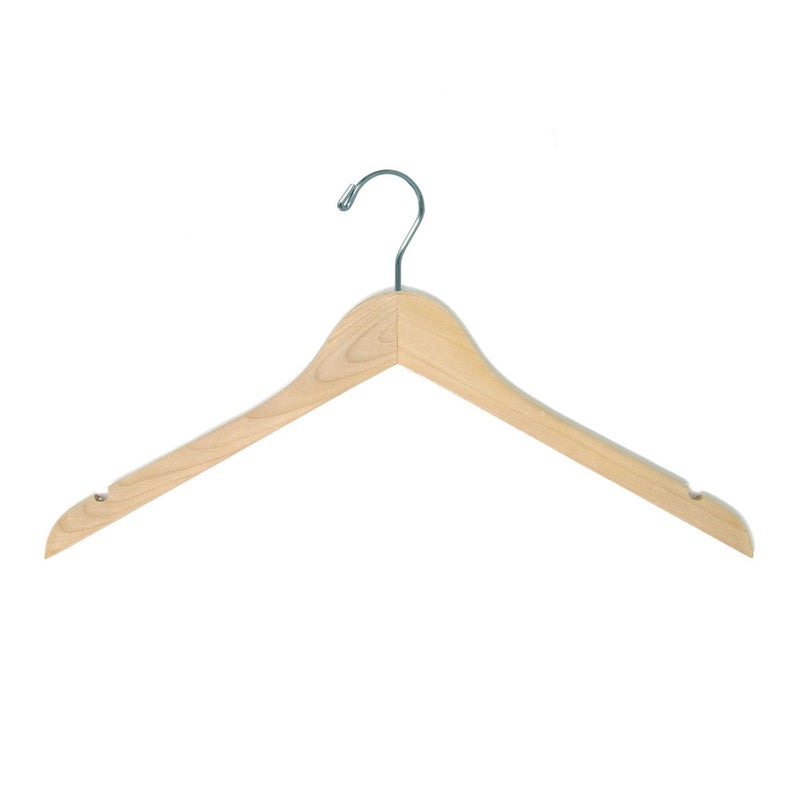 wooden top hanger natural sanded finish cheap hangers