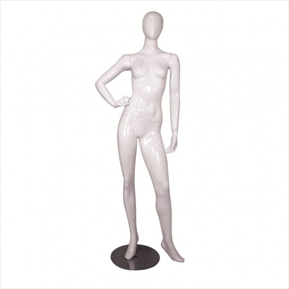 SHMB7 Female White Linen Fiberglass Full Body Mannequin –