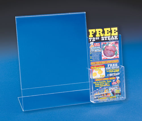 Sign Holder with Brochures