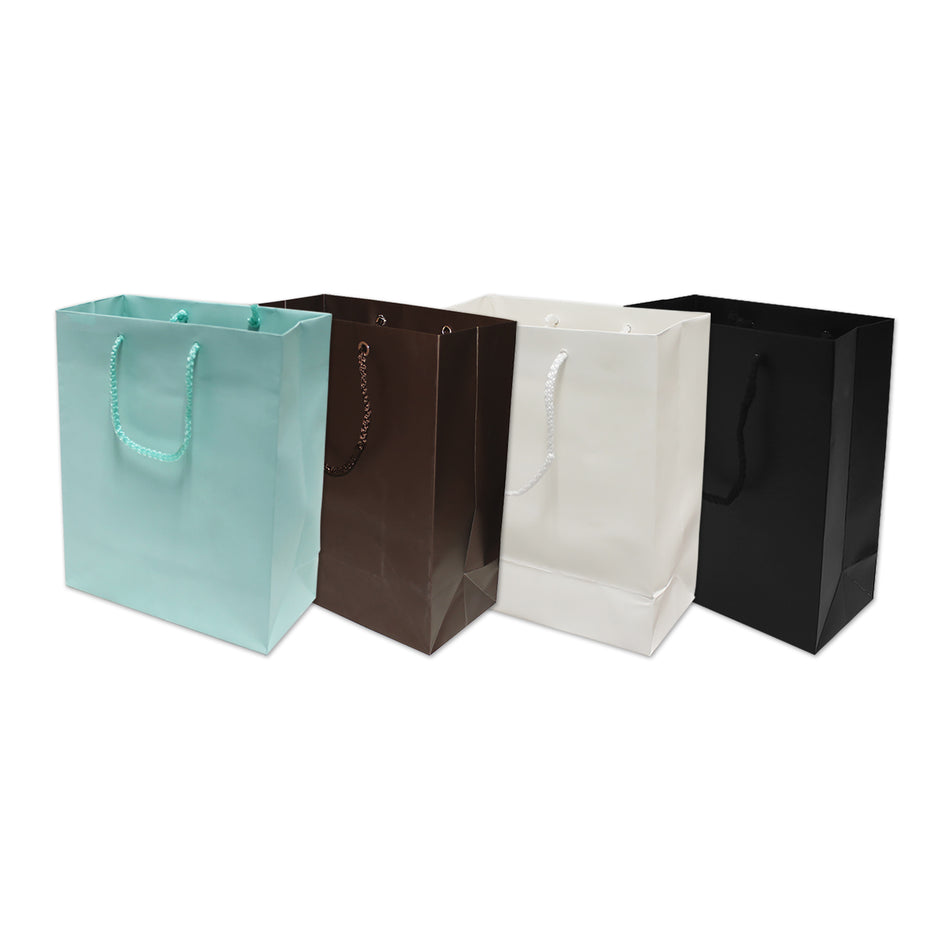 Matte finish gift bags