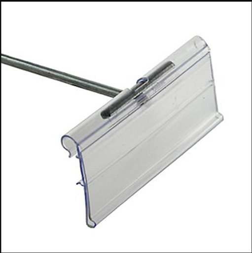 Clear Flip Up Label Holder