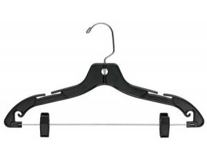 combination hanger black plasti
