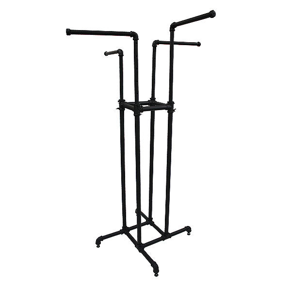 Pipeline - 4 Way Rack Black