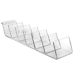 Slatwall Lucite Clutch Display