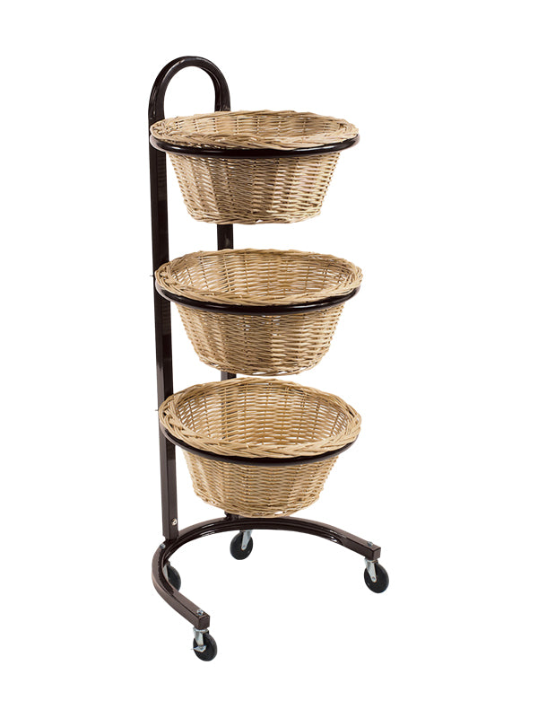 Wicker Basket 3 tier SM