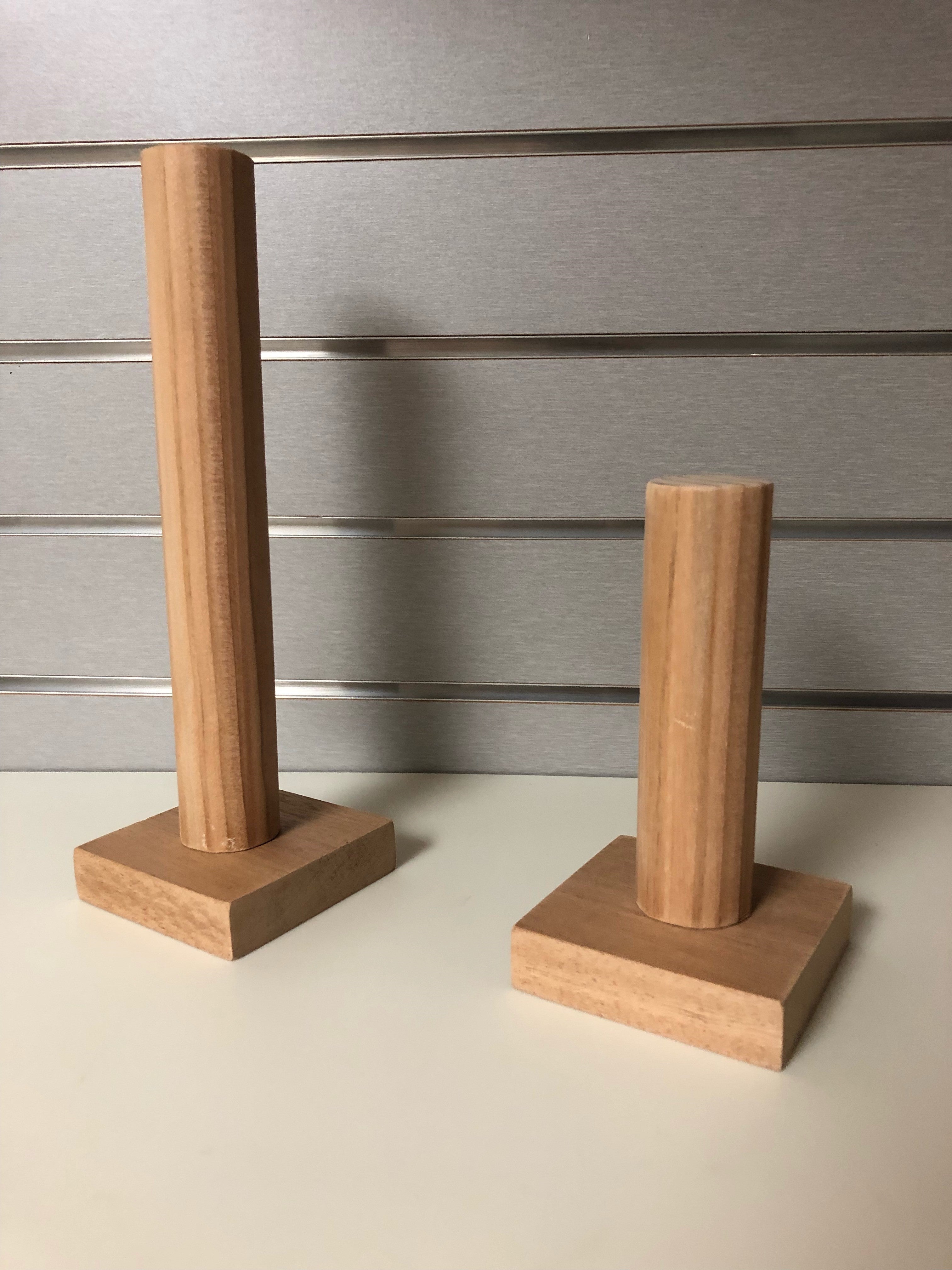 2 pc Wood Bracelet Display
