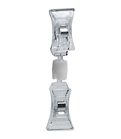 Clear Small Double Clips